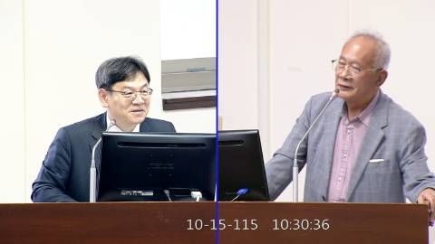 2026-10-15 09:00 第11屆 第6會期 主辦單位：經濟委員會 陳超明委員質詢封面