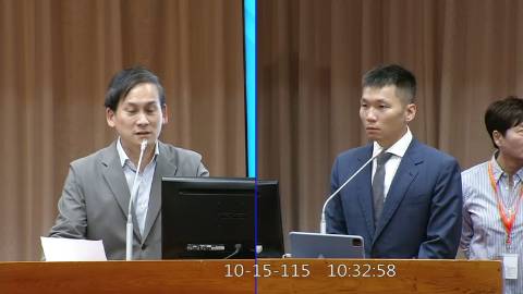 2026-10-15 09:00 第11屆 第6會期 主辦單位：教育及文化委員會 葉元之委員質詢封面