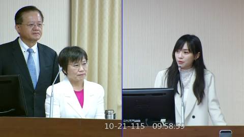 2026-10-21 09:00 第11屆 第6會期 主辦單位：內政委員會 黃捷委員質詢封面