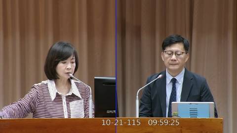 2026-10-21 09:00 第11屆 第6會期 主辦單位:教育及文化委員會 郭昱晴委員質詢封面