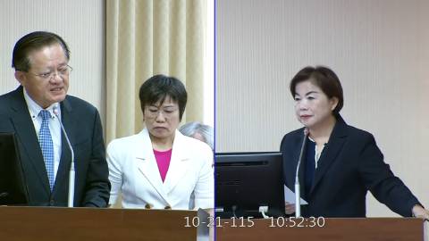 2026-10-21 09:00 第11屆 第6會期 主辦單位：內政委員會 楊瓊瓔委員質詢封面