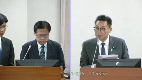 2026-10-21 09:00 第11屆 第6會期 主辦單位：司法及法制委員會 洪毓祥委員質詢封面
