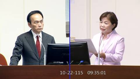 2026-10-22 09:00 第11屆 第6會期 主辦單位：經濟委員會 楊瓊瓔委員質詢封面