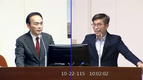2026-10-22 09:00 第11屆 第6會期 主辦單位：經濟委員會 鍾佳濱委員質詢封面