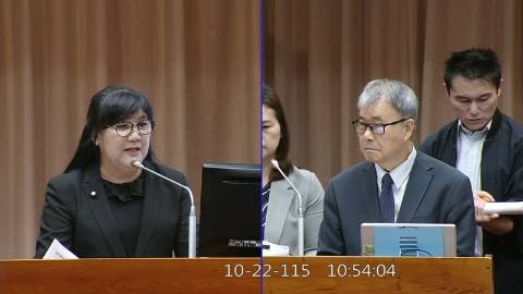 2026-10-22 09:00 第11屆 第6會期 主辦單位：教育及文化委員會 伍麗華Saidhai Tahovecahe委員質詢封面