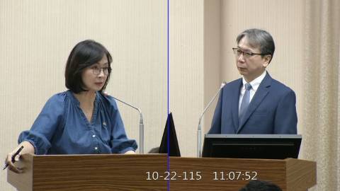 2026-10-22 09:00 第11屆 第6會期 主辦單位:外交及國防委員會 郭昱晴委員質詢封面
