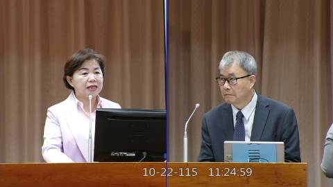 2026-10-22 09:00 第11屆 第6會期 主辦單位：教育及文化委員會 楊瓊瓔委員質詢封面