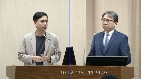 2026-10-22 09:00 第11屆 第6會期 主辦單位:外交及國防委員會 牛煦庭委員質詢封面